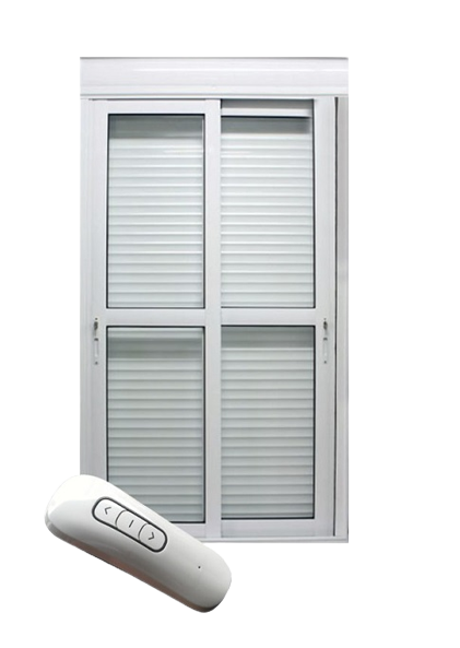 Porta com Persiana Integrada Automatizada